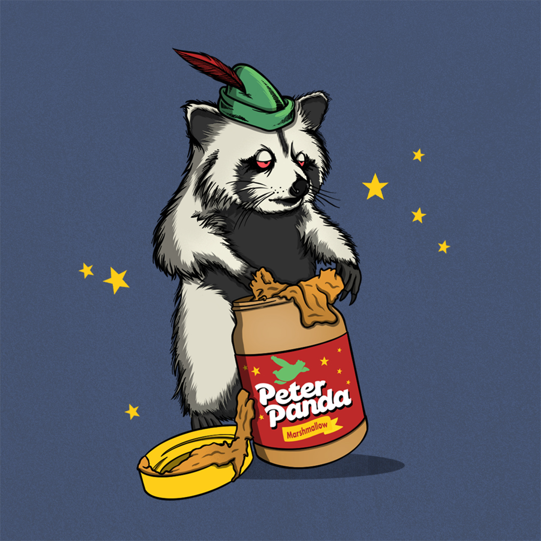 Tripping Animals Peter Panda beer Label Full Size