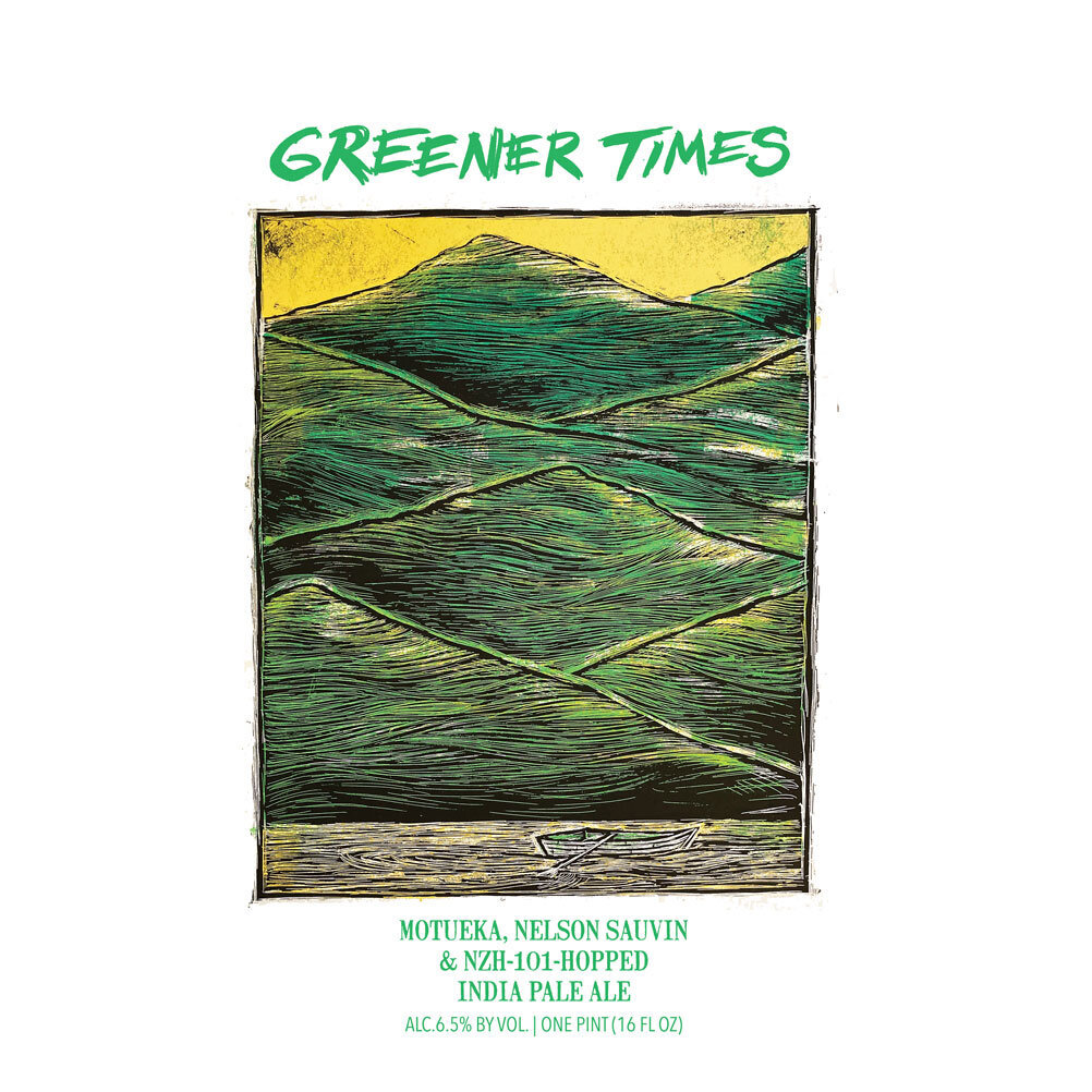 Hop Butcher for the World Greener Times beer Label Full Size