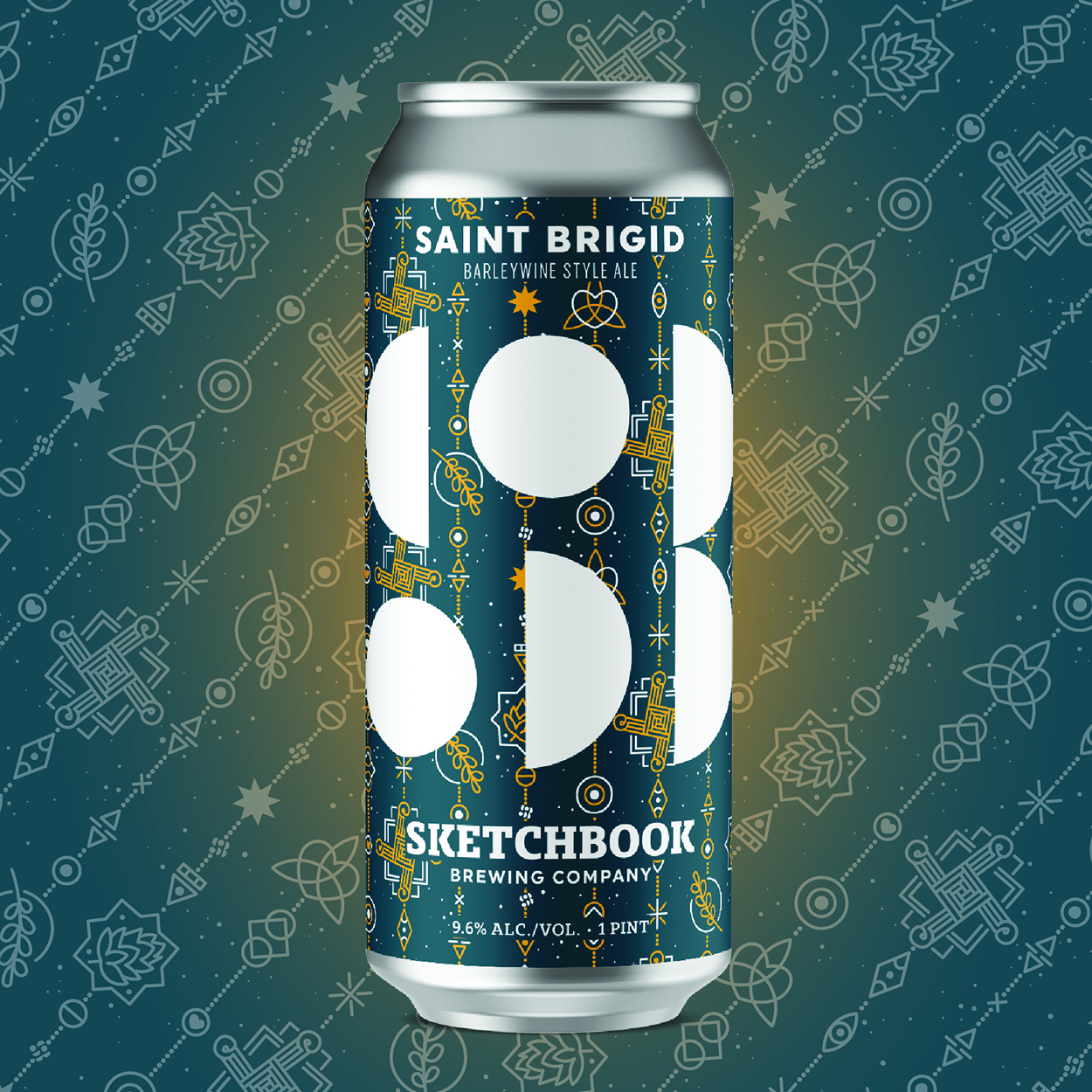 Sketchbook Saint Brigid beer Label Full Size