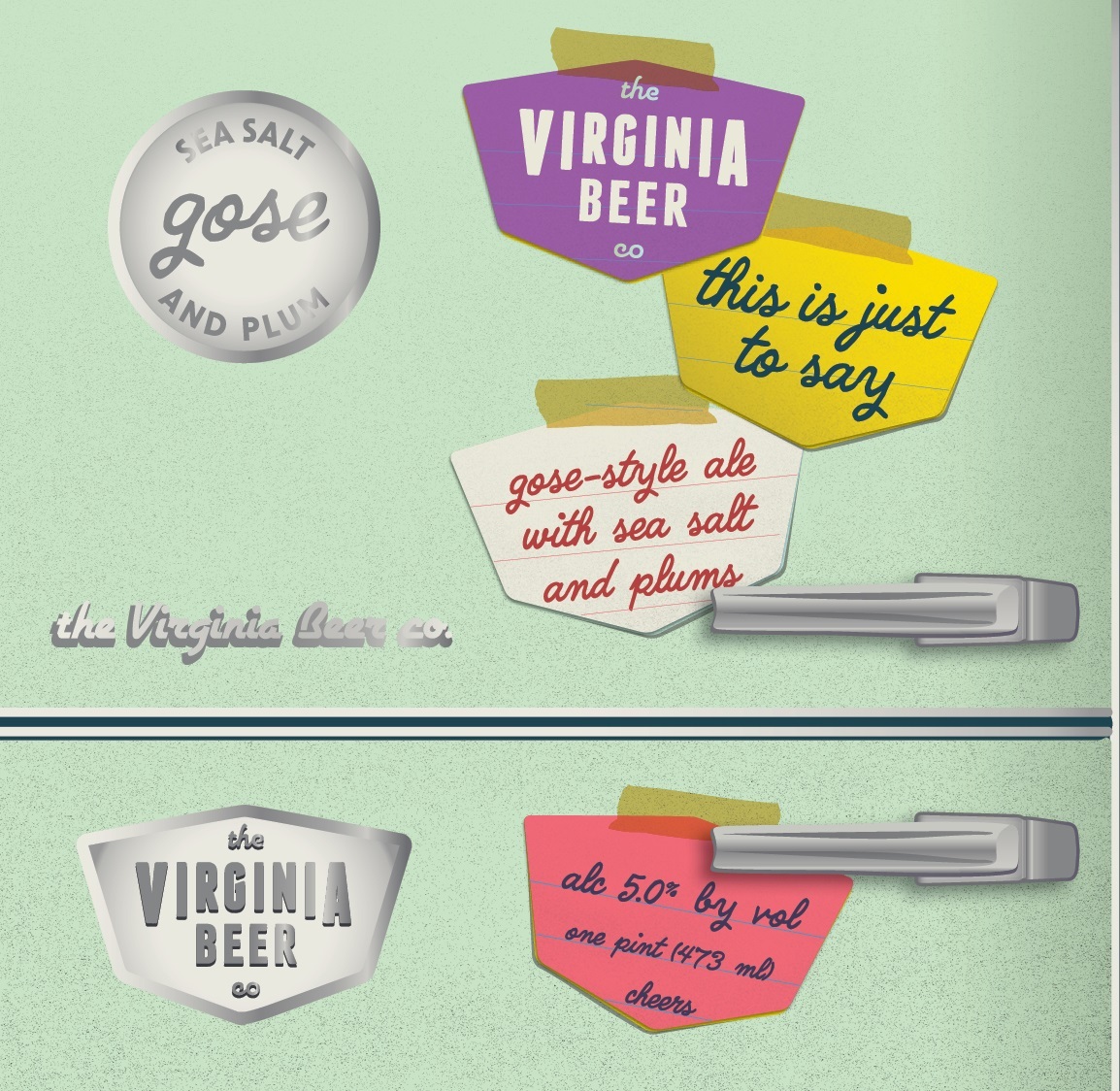 Virginia Beer Co. This Is Just To Say beer Label Full Size