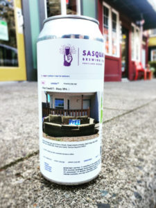 Sasquatch Free Couch beer Label Full Size