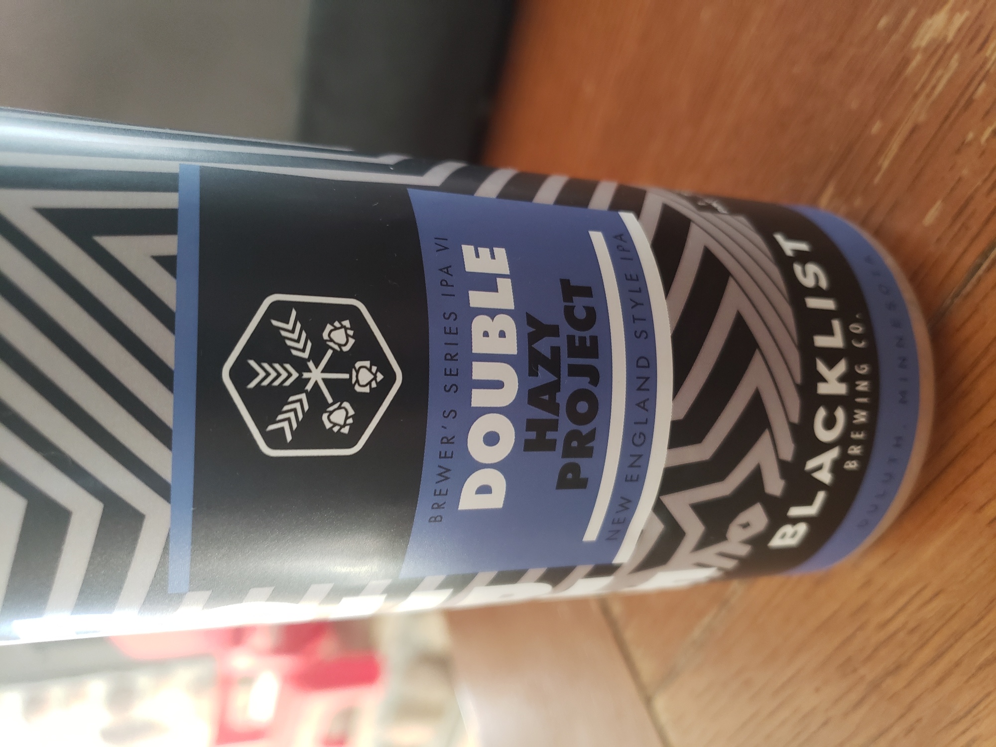 Double Hazy Project beer Label Full Size