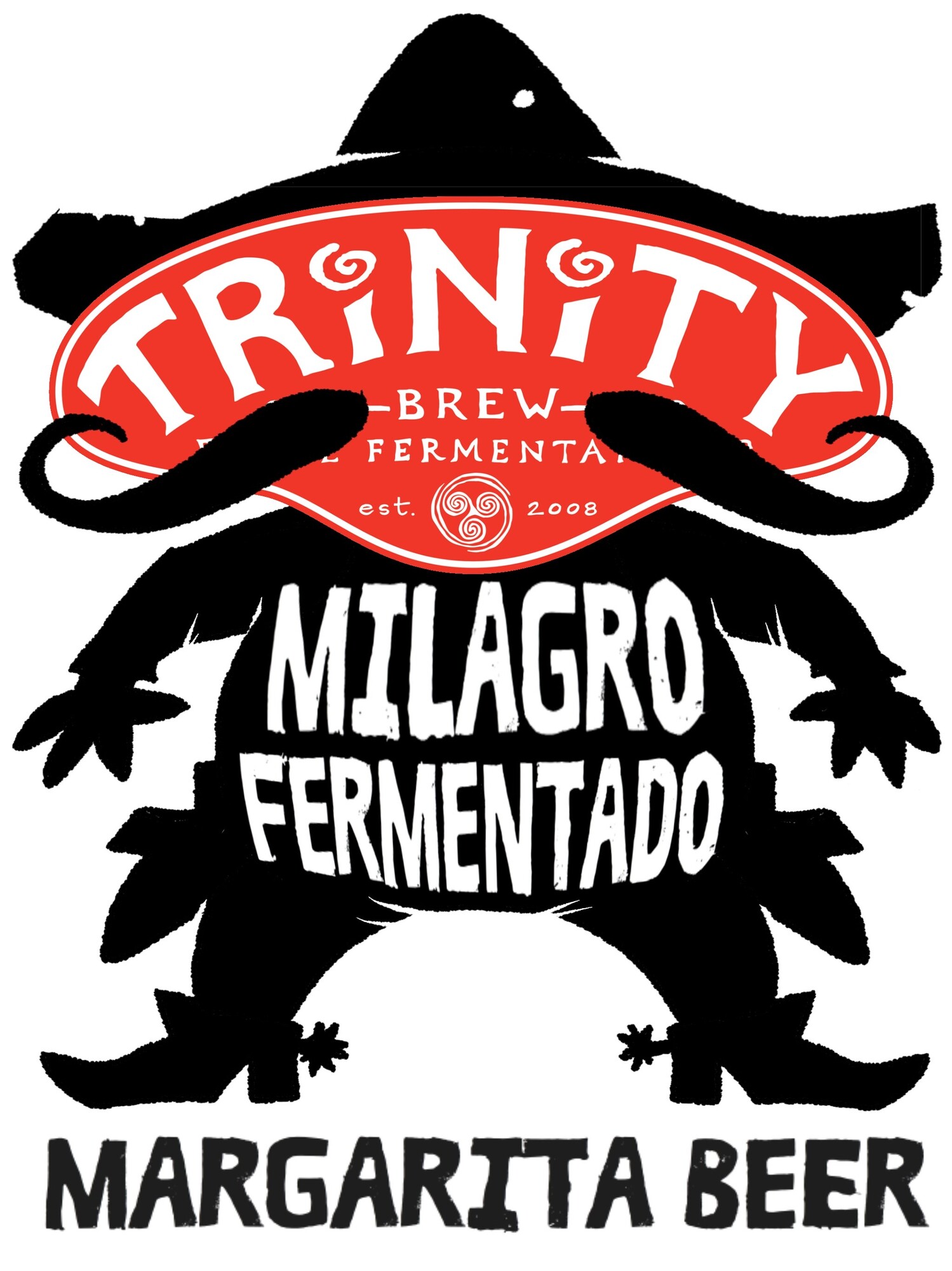 Trinity Milagro Fermentado beer Label Full Size