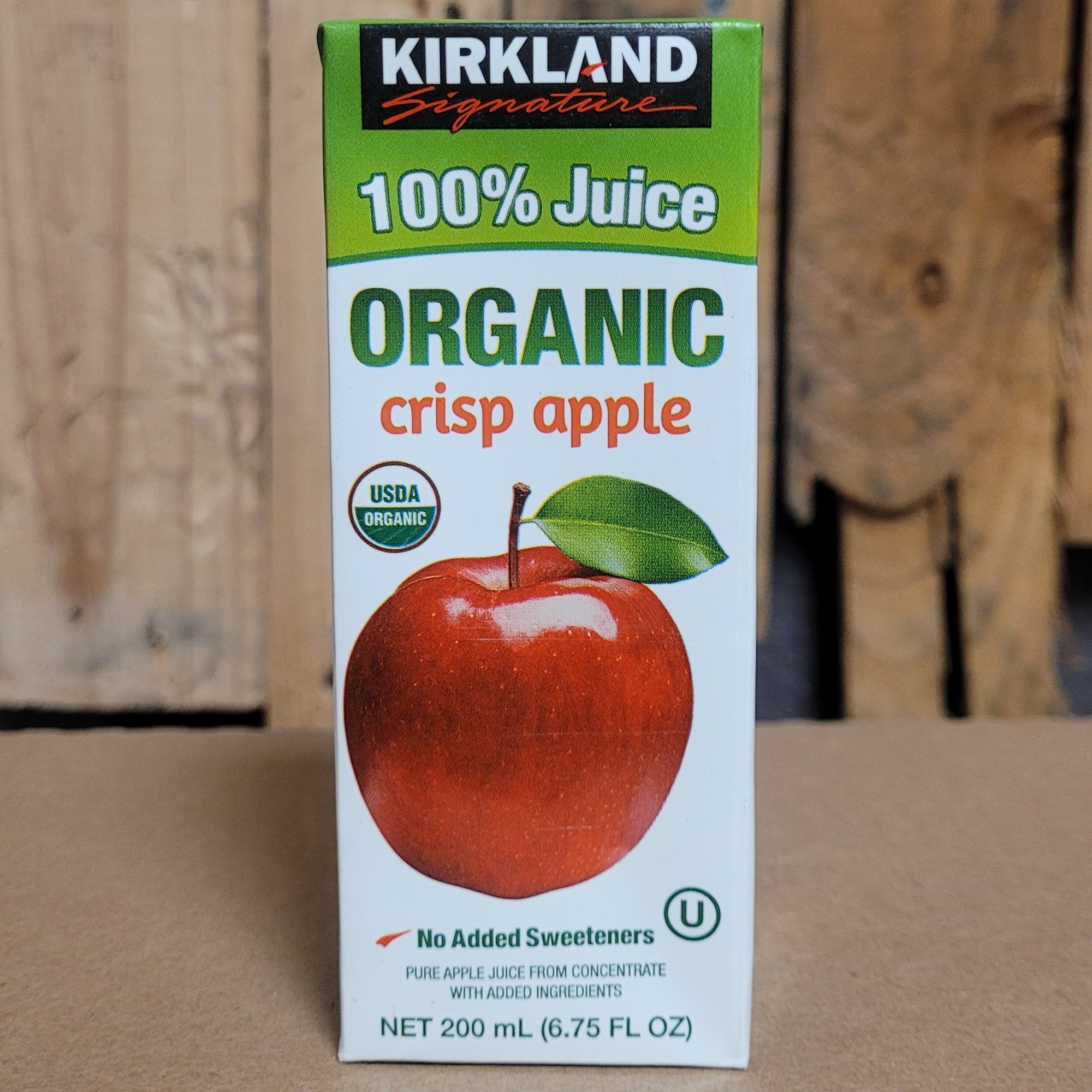 Kirkland Signature Organic Crisp Apple beer Label Full Size