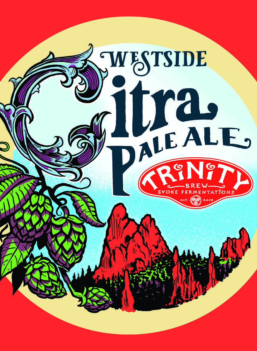 Trinity Westside Citra Pale Ale beer Label Full Size