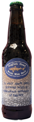 Dogfish Head World Wide Stout 2003 beer Label Full Size