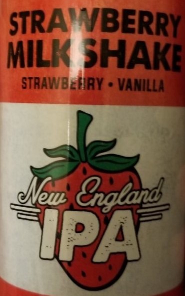 Pizza Boy Strawberry Milkshake Ipa beer Label Full Size