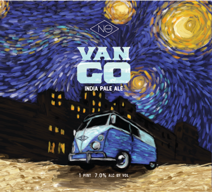 NoCoast Van Go IPA beer Label Full Size
