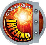 Oakham Ales Inferno beer Label Full Size