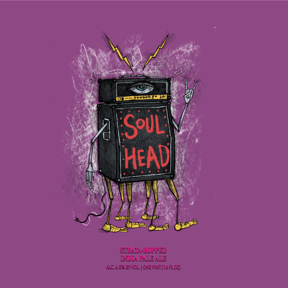 Hop Butcher for the World Soul Head beer Label Full Size