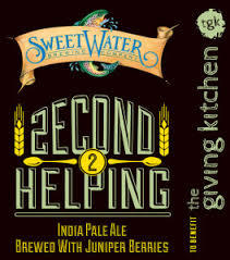 SweetWater Second Helping Juniper IPA beer Label Full Size