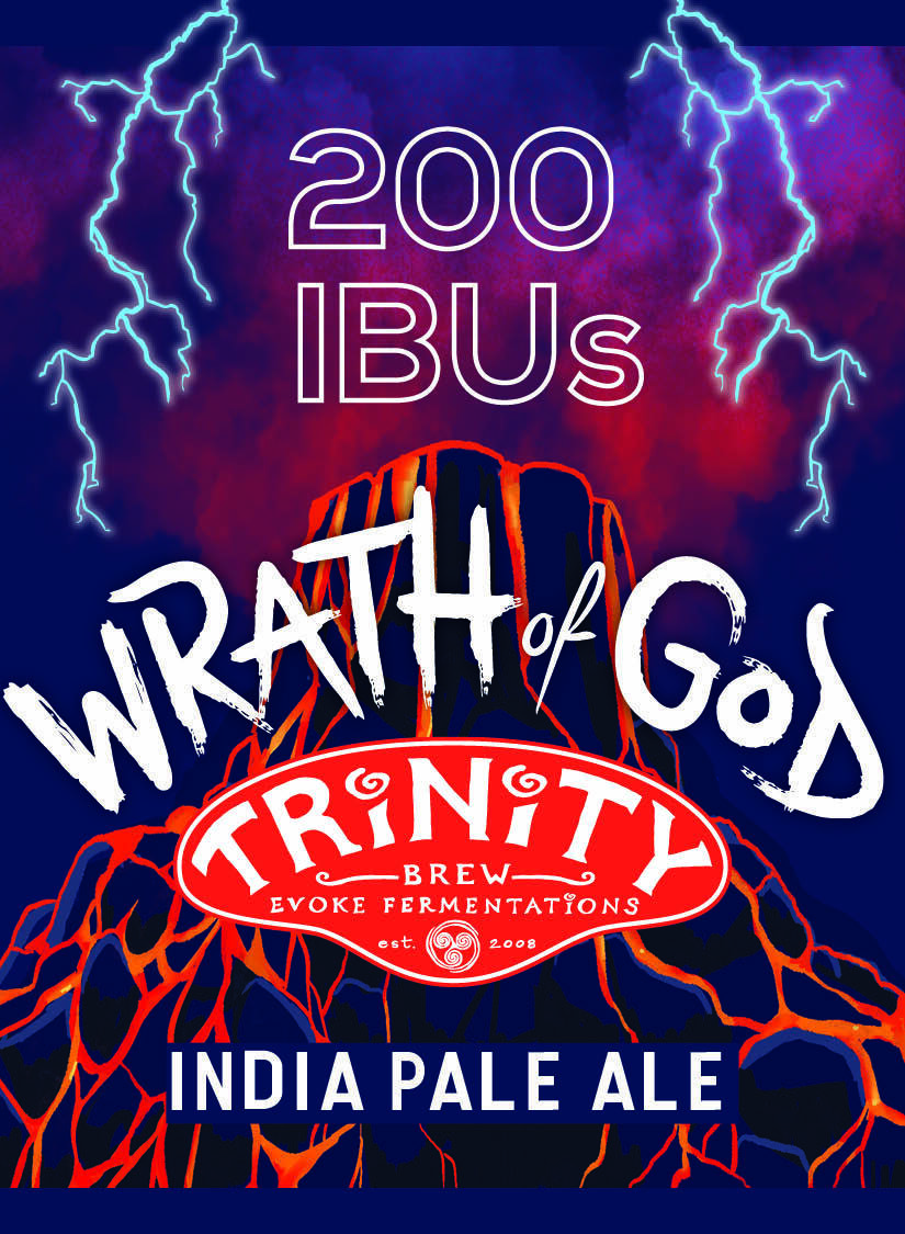 Trinity Wrath Of God beer Label Full Size