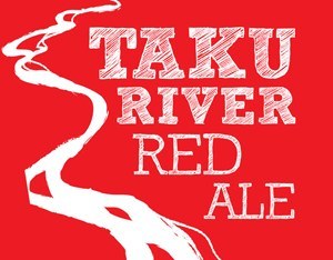 Alaskan Taku River Red Ale beer Label Full Size