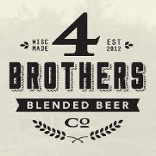 4 Brothers Blended Beer Relative Madness beer Label Full Size