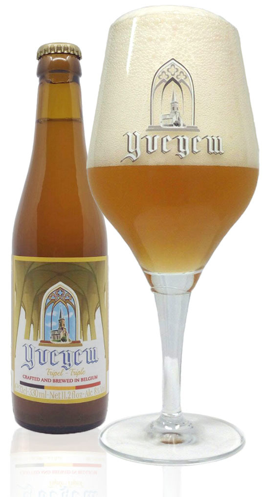 BelgaBrew Yvegem Tripel beer Label Full Size