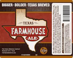 Fort Bend Texas Farmhouse Ale beer Label Full Size