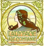 Ladyface 4th Anniversary Ale beer Label Full Size