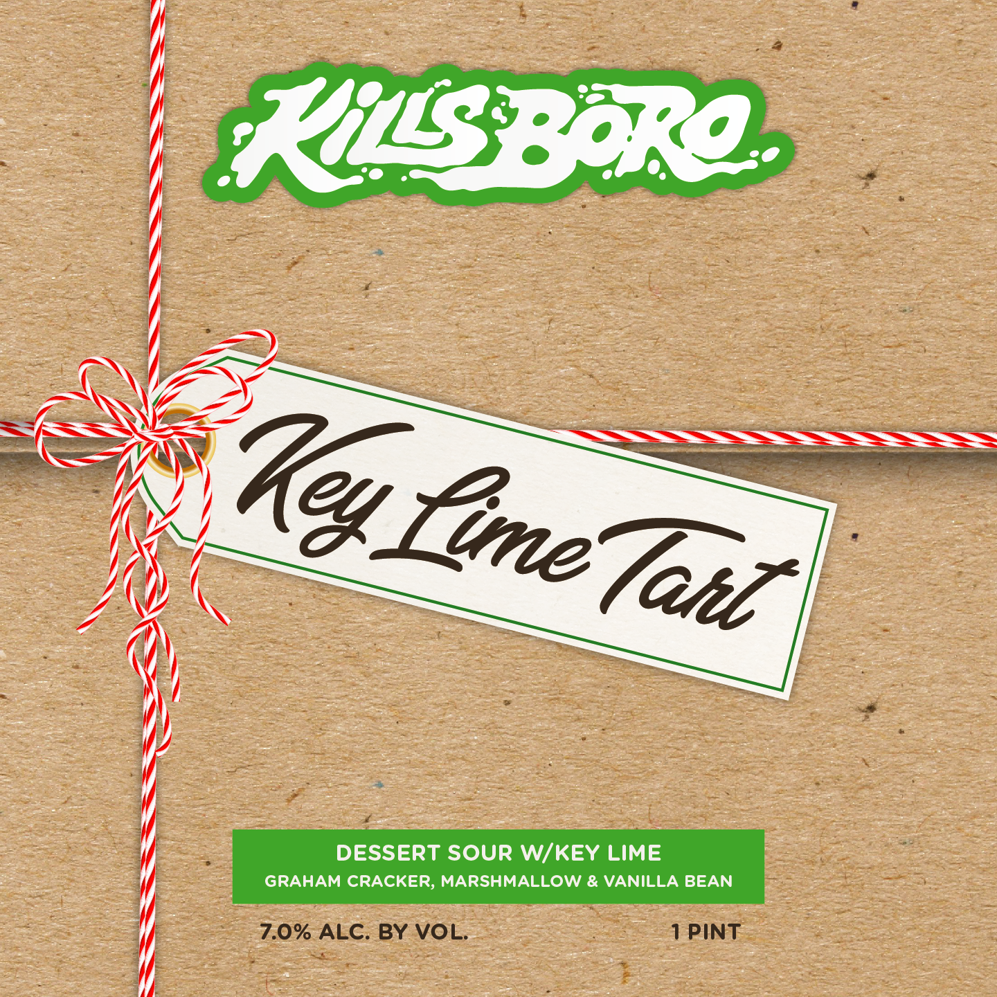 Kills Boro Key Lime Tart beer Label Full Size