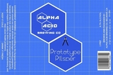 Alpha Acid Prototype Pilsner beer
