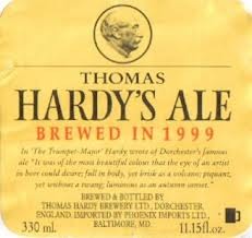 Thomas Hardy's Ale 1999 beer Label Full Size
