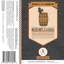 MobCraft Hazelnut Amber beer Label Full Size