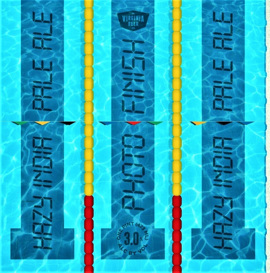 Virginia Beer Co. Photo Finish beer Label Full Size
