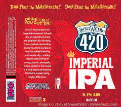 SweetWater Imperial 420 beer Label Full Size