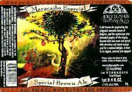 Jolly Pumpkin Maracaibo Especial 2012 beer Label Full Size