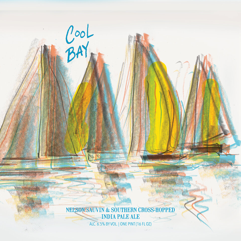 Hop Butcher for the World Cool Bay beer Label Full Size