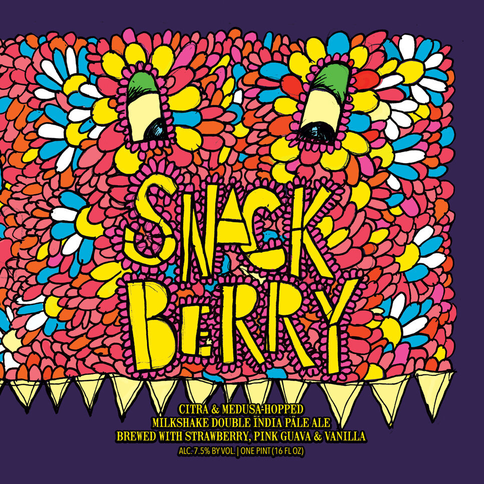 Hop Butcher for the World Snackberry beer Label Full Size