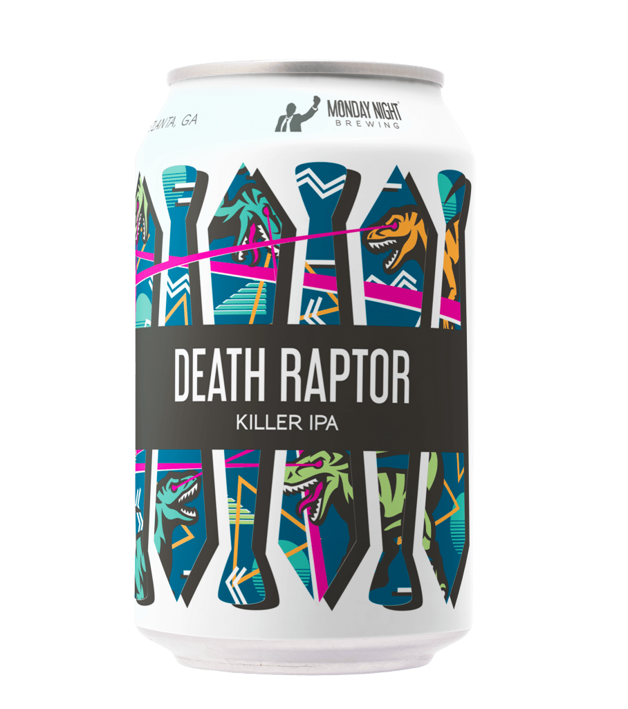 Monday Night Death Raptor Killer  Ipa beer Label Full Size
