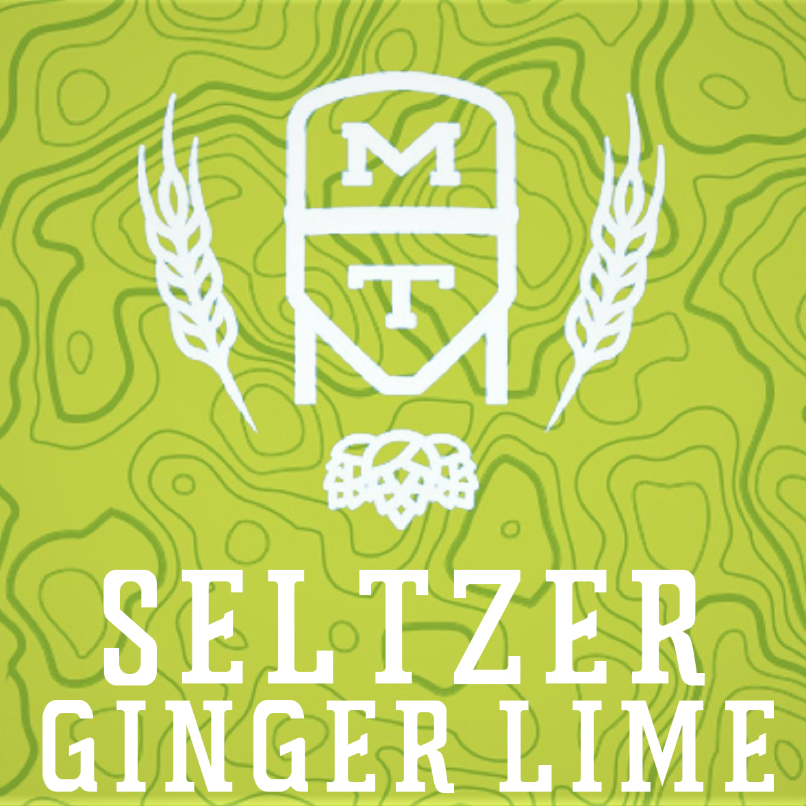 Morgan Territory Seltzer *Ginger Lime* beer Label Full Size