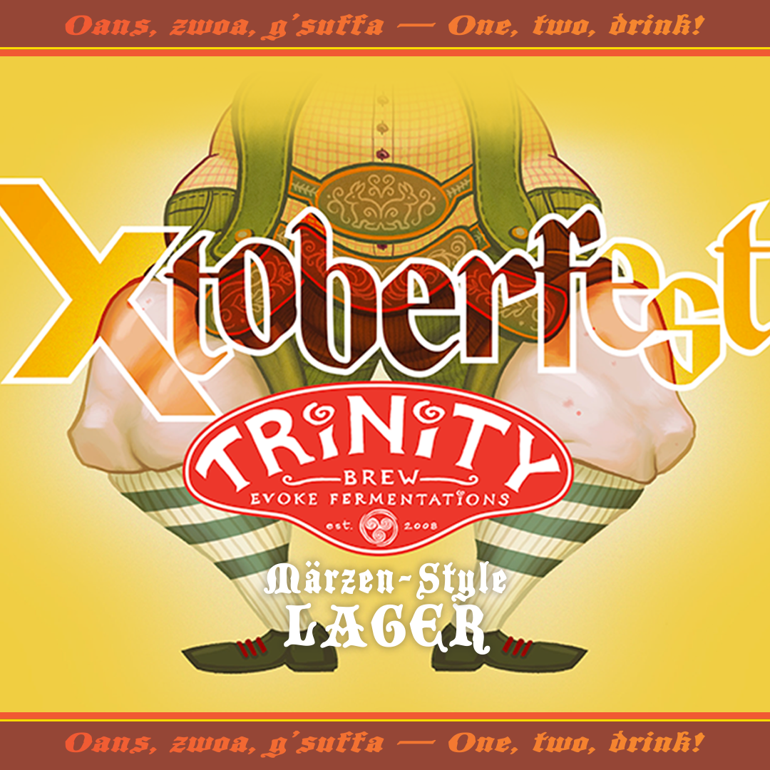 Trinity Xtoberfest beer Label Full Size