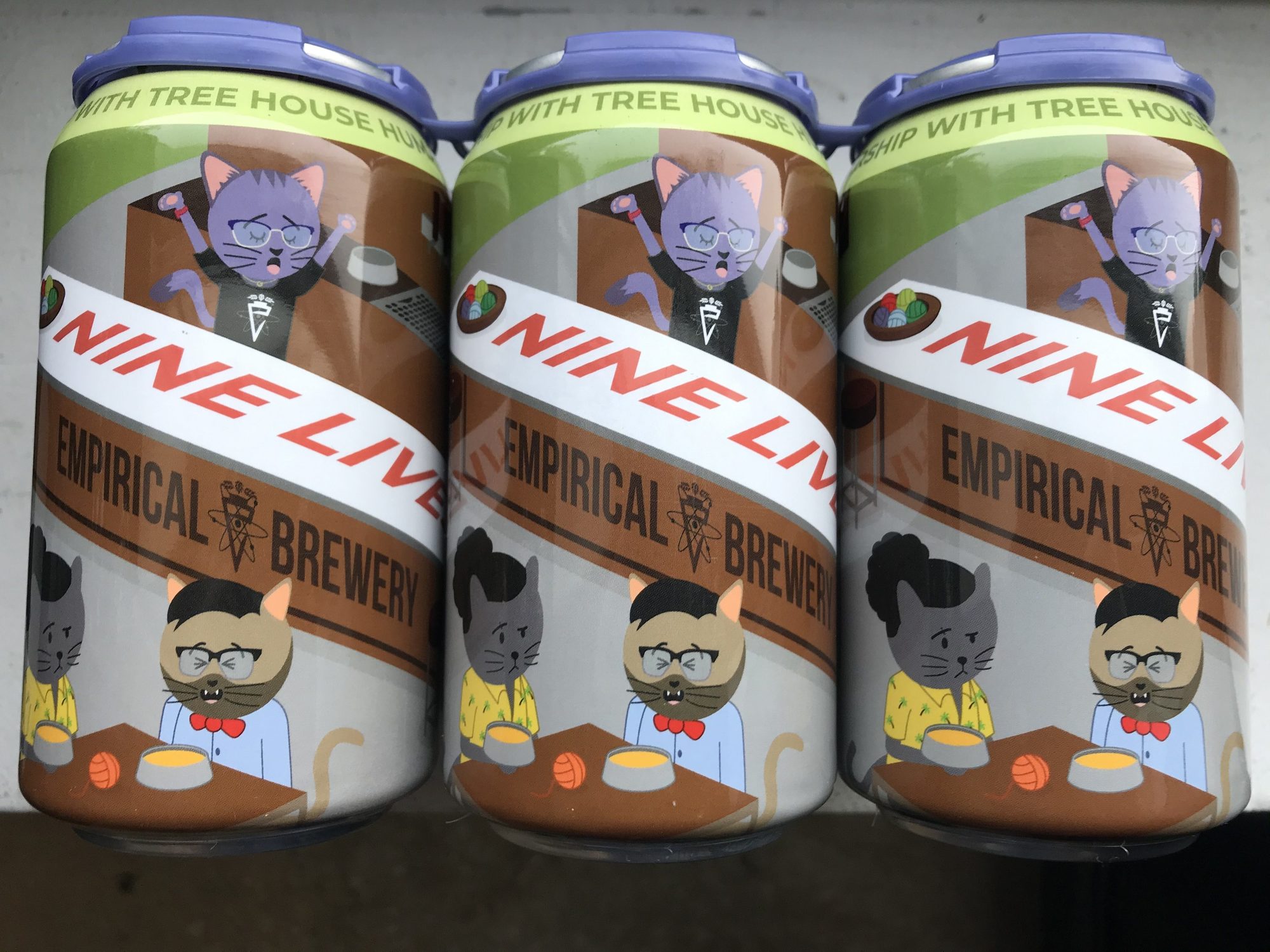 Empirical Nine Lives beer Label Full Size