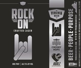 Virginia Beer Co. / DJ Kudlz Rock On Crafted Lager beer