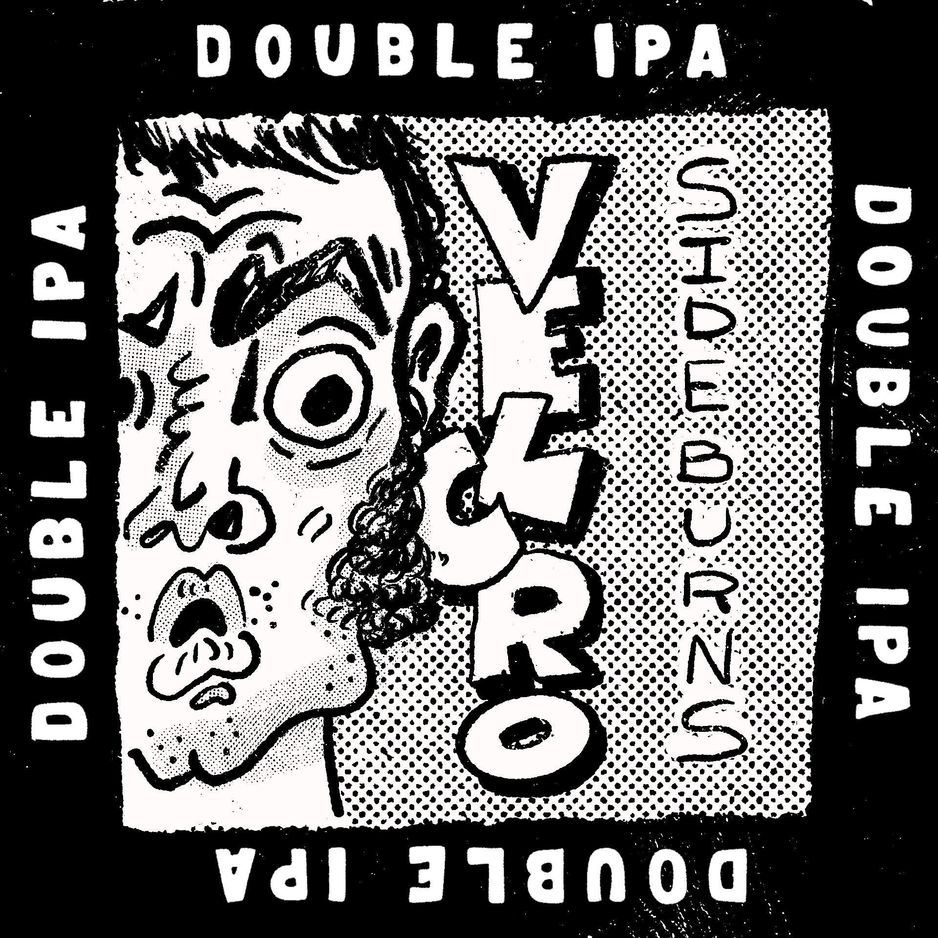 Gnarly Barley Velcro Sideburns beer Label Full Size