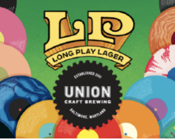 Union Long Play Lager beer Label Full Size