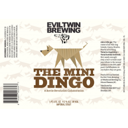 Evil Twin The Mini Dingo beer Label Full Size