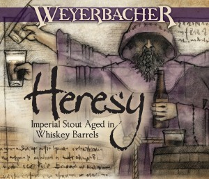Weyerbacher Heresy 2013 beer Label Full Size