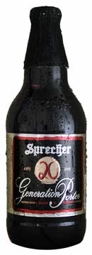 Sprecher Generation Porter beer Label Full Size