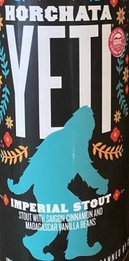 Great Divide Horchata Yeti beer Label Full Size