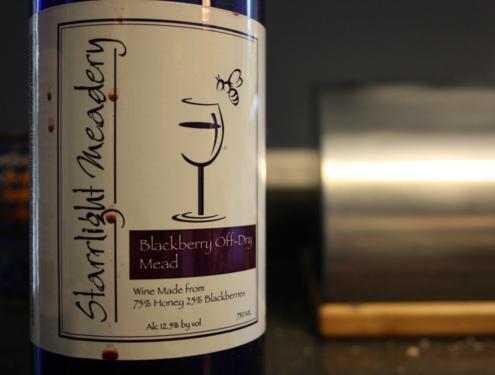 Starlight Blackberry Off-Dry beer Label Full Size