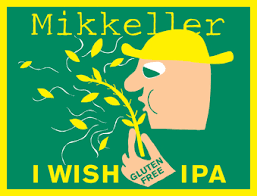 Mikkeller I Wish Gluten Free beer Label Full Size