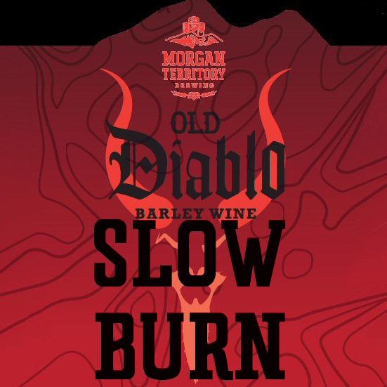 Morgan Territory Slow Burn '21 *Old Diablo* beer Label Full Size