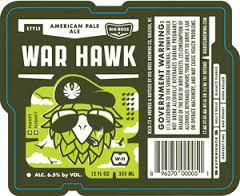 Big Boss War Hawk beer Label Full Size
