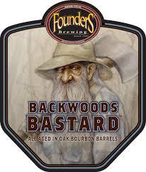 Founders Backwoods Bastard 2013 beer Label Full Size