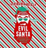Virginia Beer Co. Peppermint Hot Chocolate Evil Santa beer