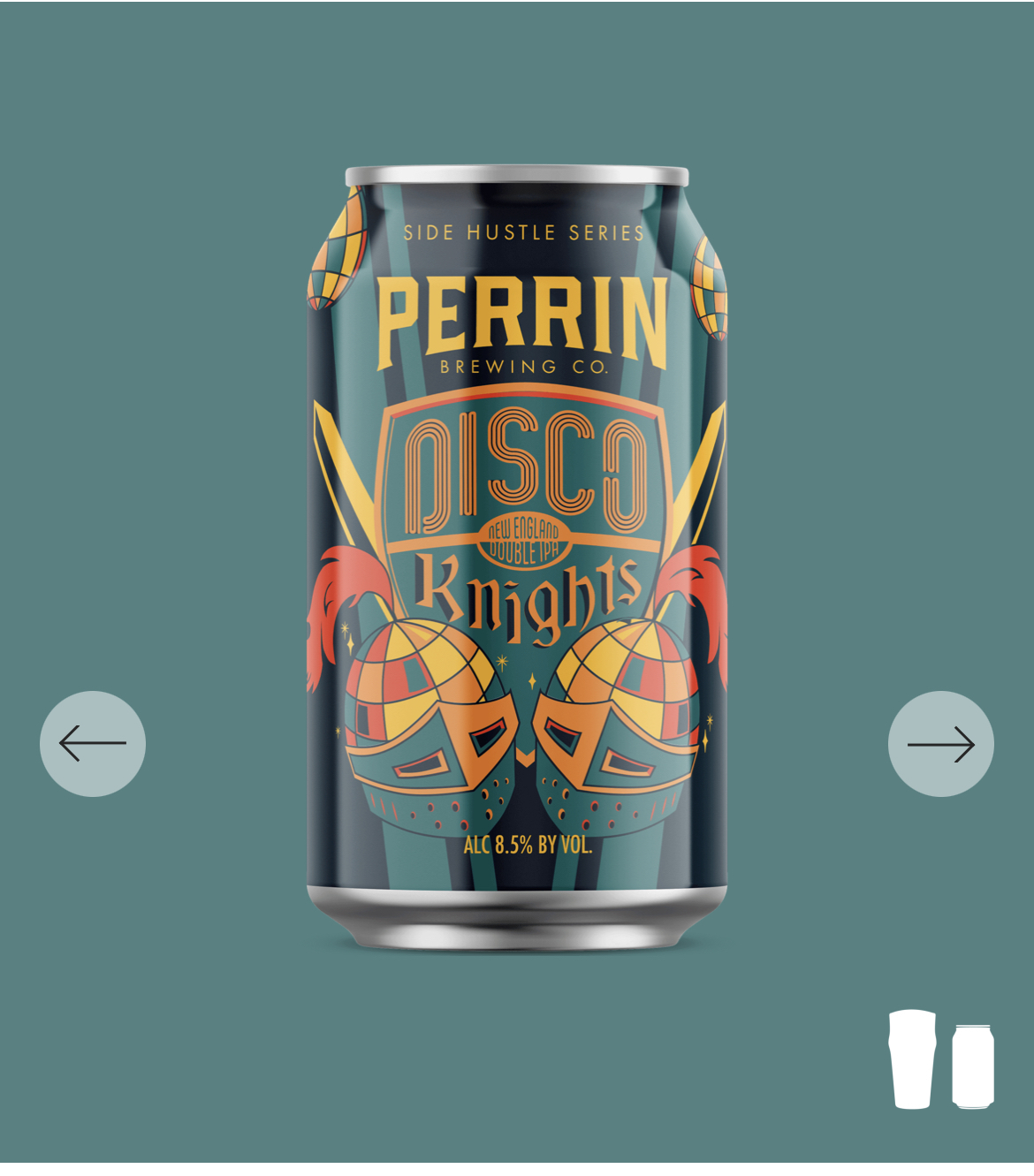 Perrin Disco Knights beer Label Full Size