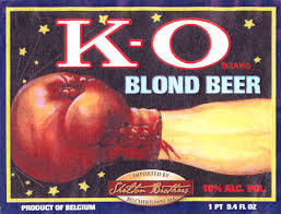 De Proef Knock Out (K-O) beer Label Full Size