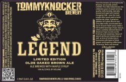 Tommyknocker Legend beer Label Full Size